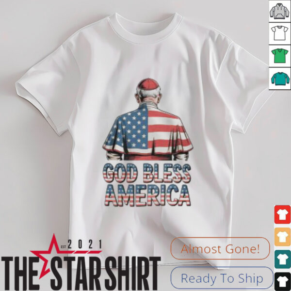 God Bless America Pope Leo XIV Robert Prevost Shirt