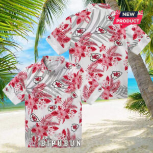 Kansas City Chiefs Hibiscus Palm Leaves Limited Hawaiian Shirt