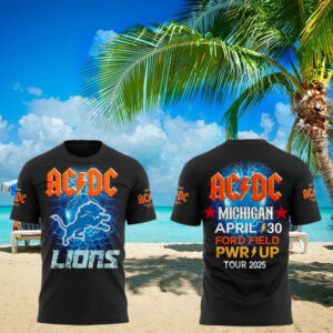 Detroit Power Up Tour 2025 T Shirt