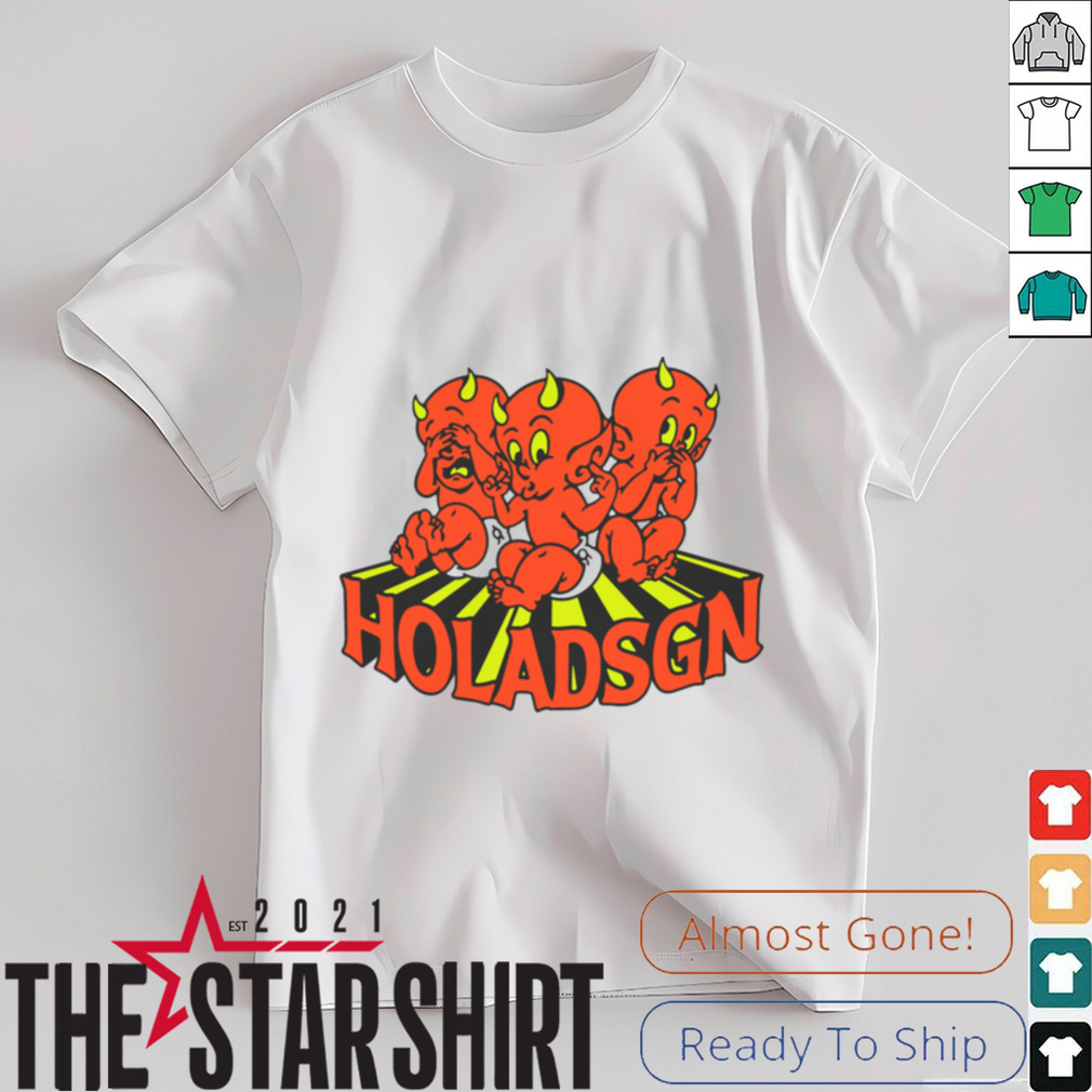 HOLADSGN Three Devils Graphic T Shirt HOLADSGN Three Devils Graphic T Shirt