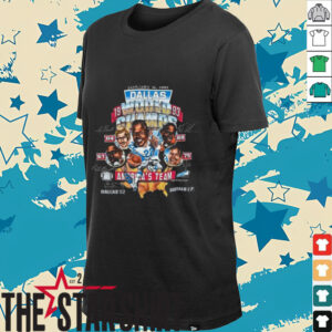 Dallas Cowboys World Champs 1993 NFL Football Team Super Bowl Big Head Shirt