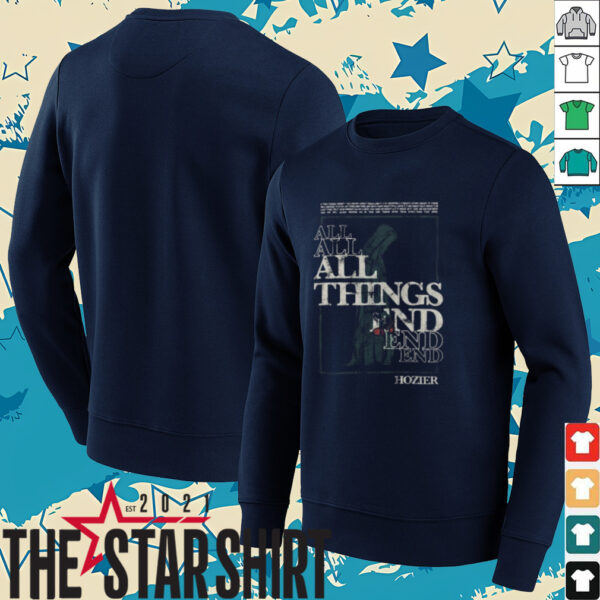 Hozier All Things End Tour 2025 T Shirt