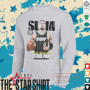 Slam Tyrese Haliburton vintage point Indiana Pacers signature shirt
