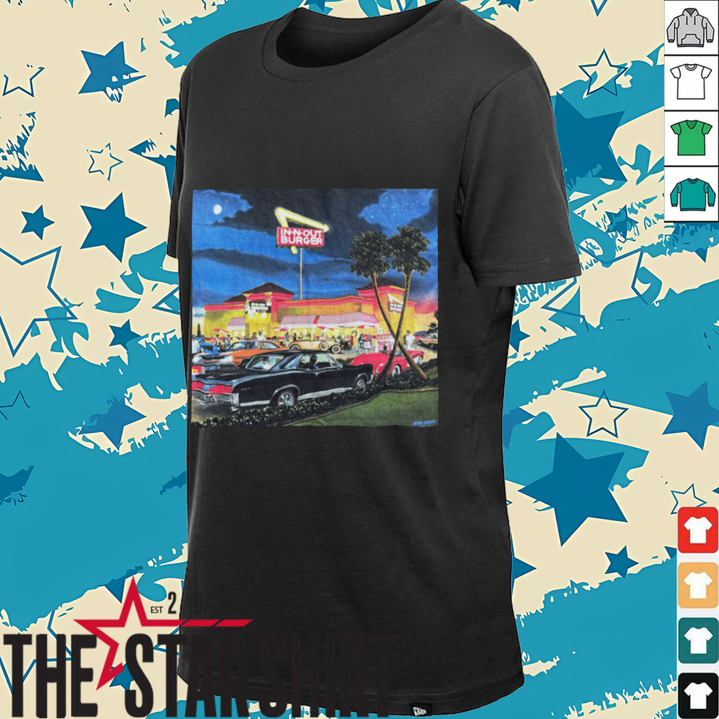 In N Out Burger Vintage Graphic with Classic Cars T Shirt In N Out Burger Vintage Graphic with Classic Cars T Shirt