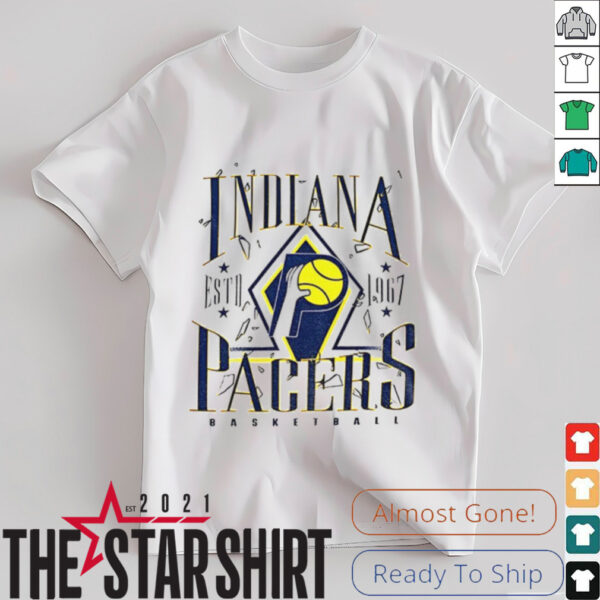 Indiana Pacers Basketball estd 1967 logo shirt