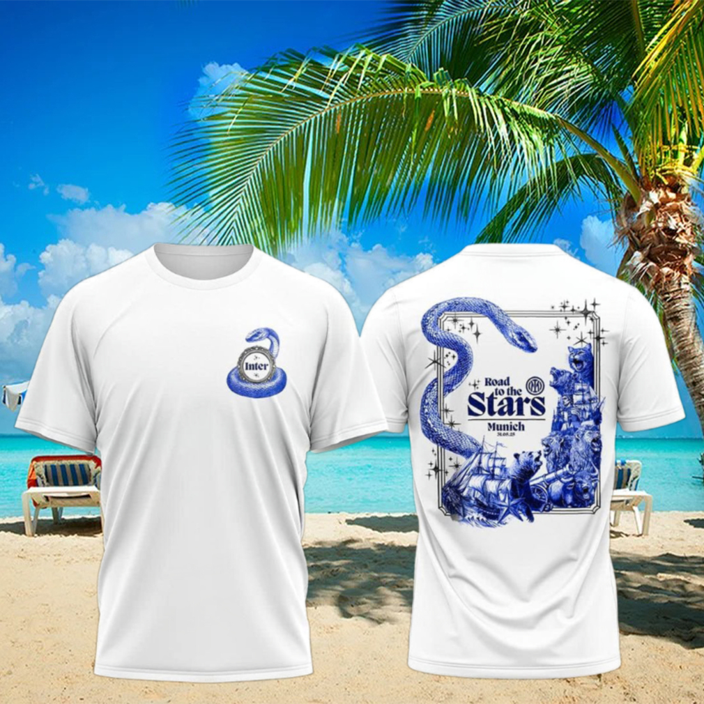 Inter Road To The Stars Munich 2025 T Shirt Inter Road To The Stars Munich 2025 T Shirt