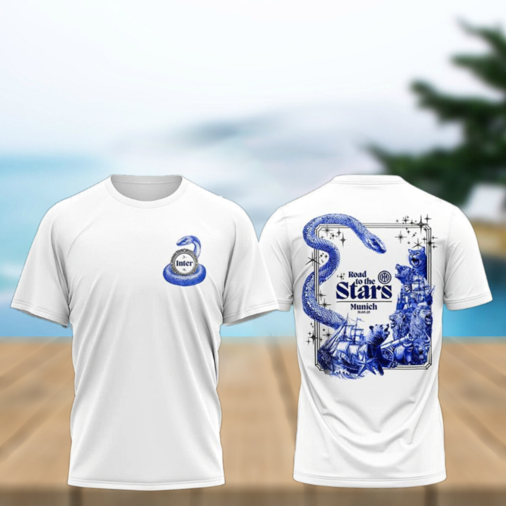 Inter Road To The Stars Munich 2025 T Shirt Inter Road To The Stars Munich 2025 T Shirt