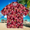 Hawaii Rainbow Warriors Palm Horizon Green Hawaiian Shirt