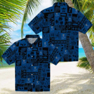 Kansas City Royals Royal Blue Black Hawaiian Shirt Limited Edition Summer Wear
