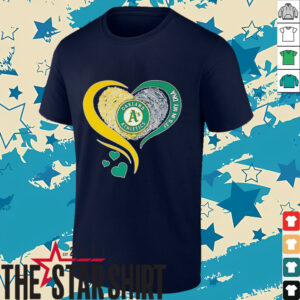 Oakland Athletics Baseball it’s in my DNA heart shirt