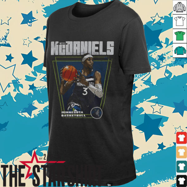 Jaden McDaniels Minnesota Timberwolves NBA player basketball signature shirt