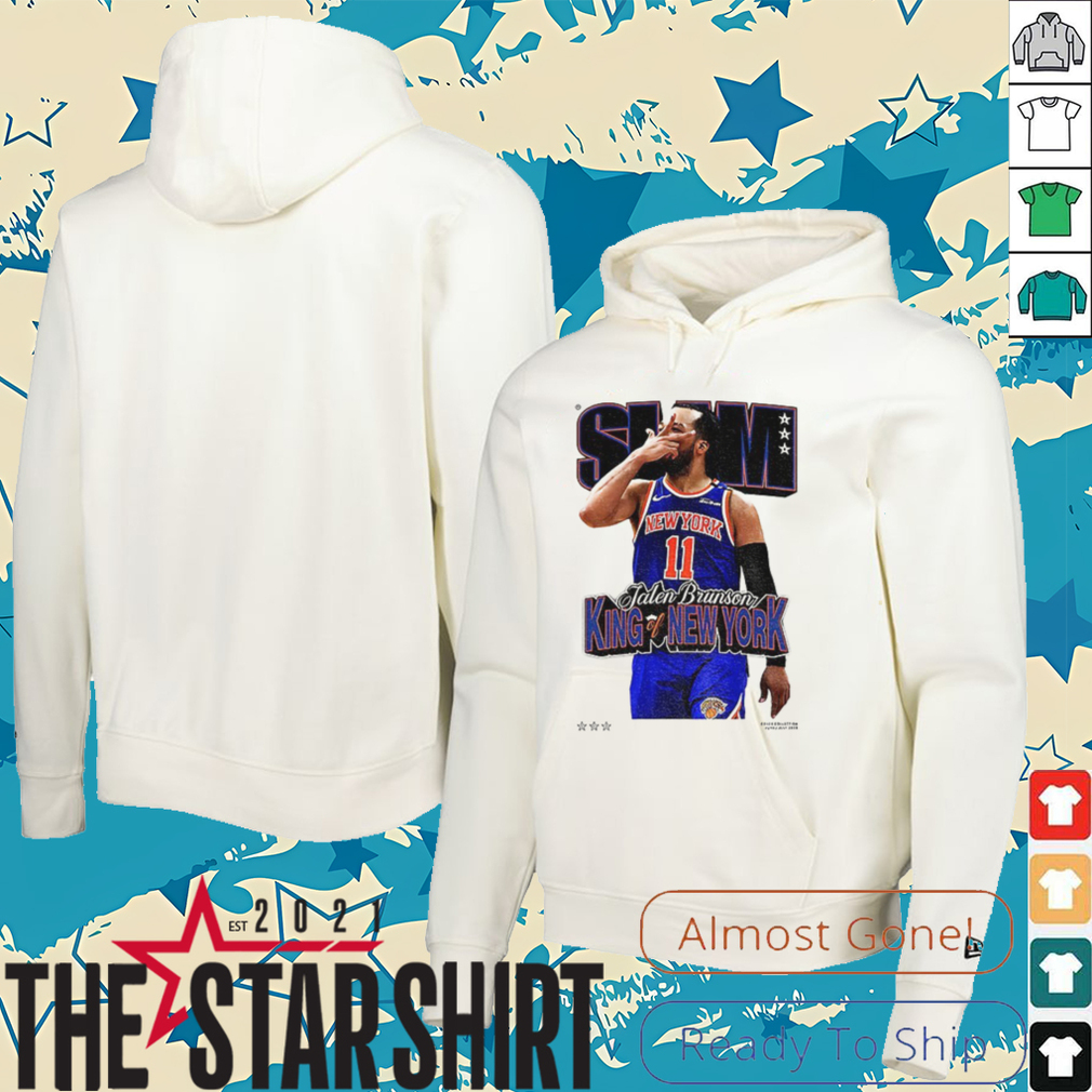 Jalen Brunson King of New York Knicks SLAM NBA Basketball shirt Jalen Brunson King of New York Knicks SLAM NBA Basketball shirt