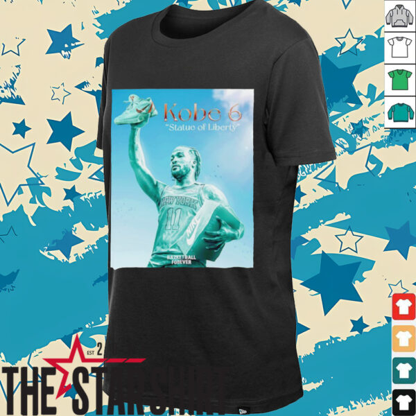 Jalen Brunson Kobe 6 Statue of Liberty shirt