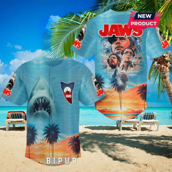 Jaws 2025 Summer Merchandise Hawaiian Shirt