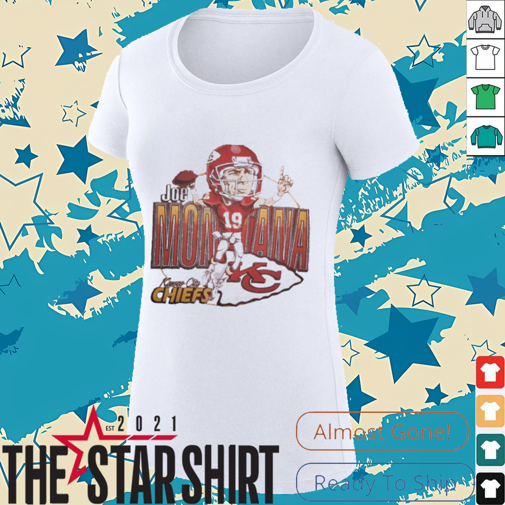 Joe Montana Kansas City Chiefs caricature cartoon shirt Joe Montana Kansas City Chiefs caricature cartoon shirt