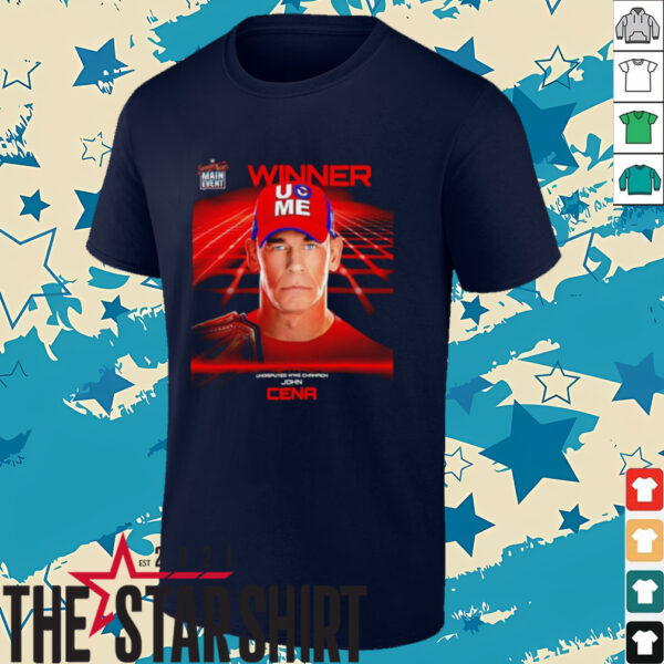 John Cena Winner WWE Champion shirt