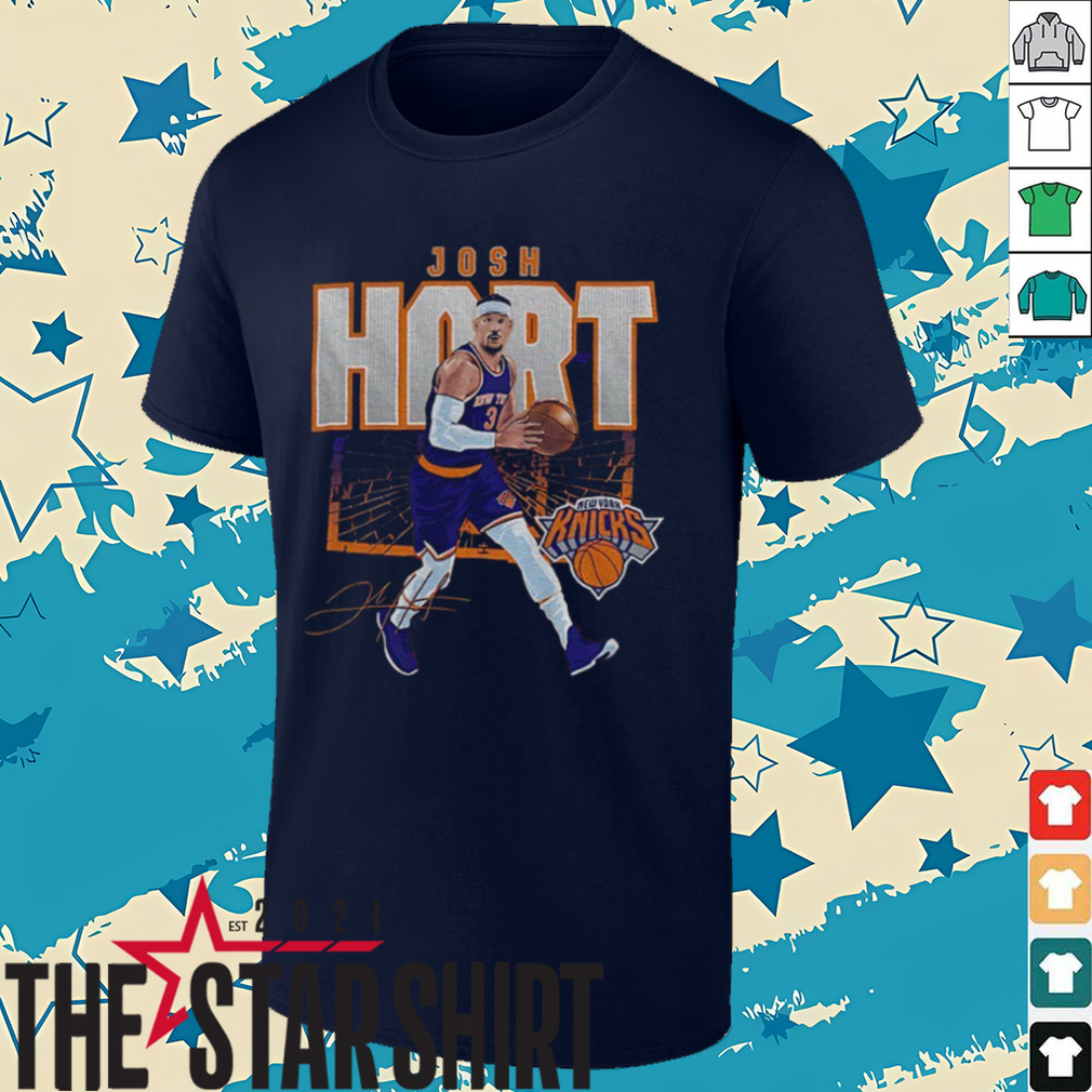 Josh Hart New York Knicks NBA player basketball signature shirt Josh Hart New York Knicks NBA player basketball signature shirt