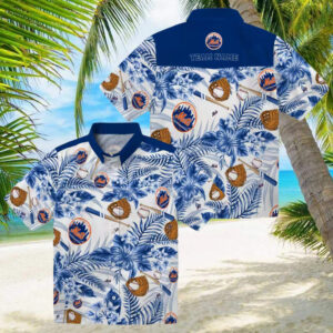 Official New York Mets Floral Baseball Hawaiian Shirt Perfect for Summer & Beach