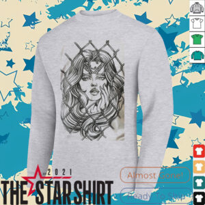 Gangster Girl Behind Fence T Shirt