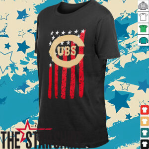 Chicago Cubs Baseball USA flag shirt