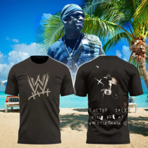 Travis Scott x WWE WrestleMania 41 Limited Edition T Shirt Music Lover Gift Ideas For Him
