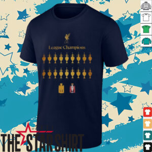 Liverpool FC Champions 3D T Shirt Best Gifts For Football Fans
