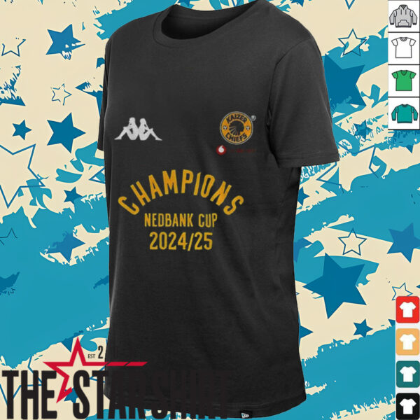 Kaizer Chiefs FC Champions Nedbank cup 2024 2025 shirt