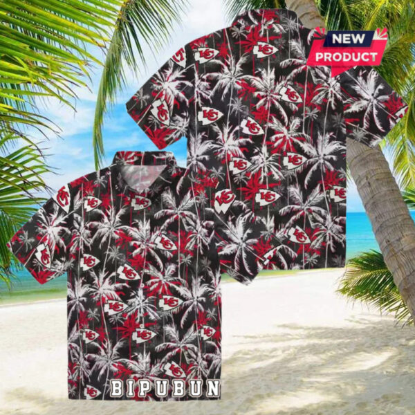 Kansas City Chiefs Palm Pattern Hawaiian Shirt