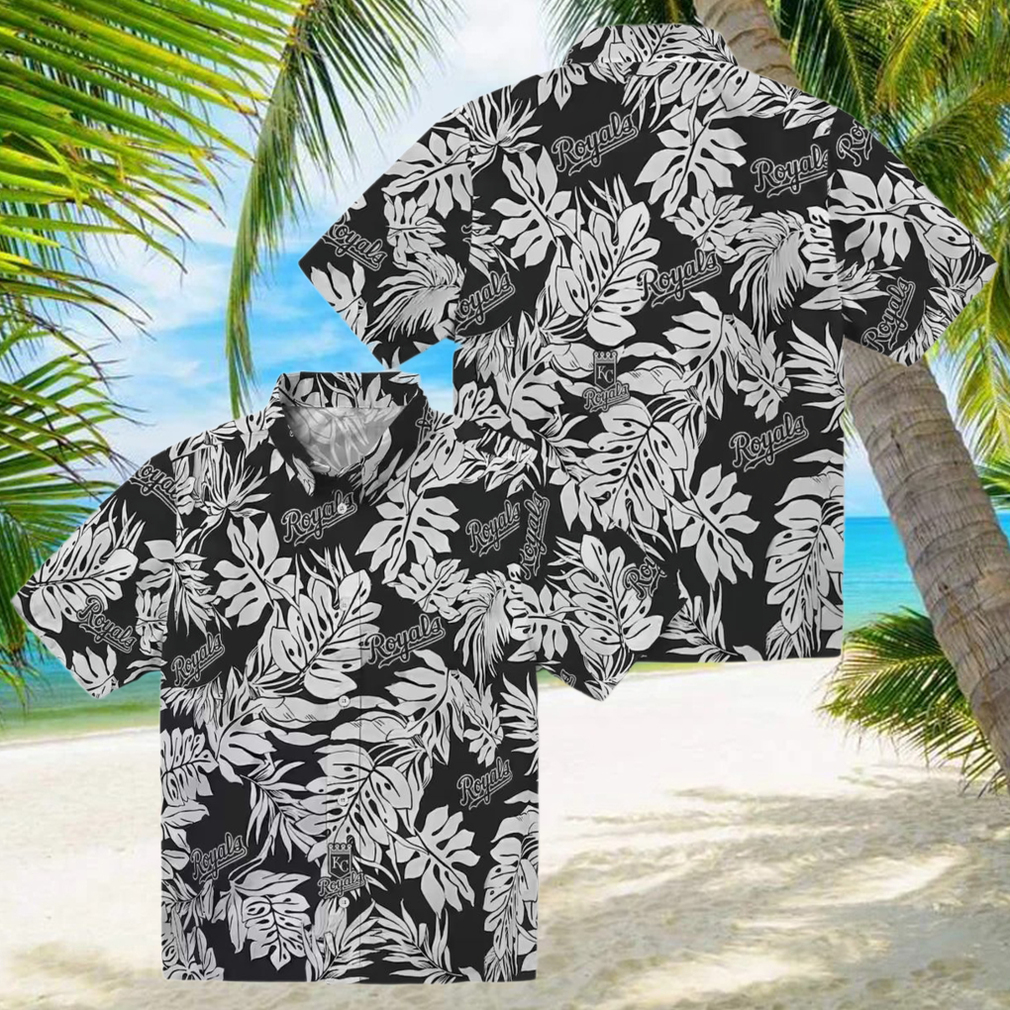 Kansas City Royals Black Hawaiian Shirt Monstera Leaf, Beach & Game Day Outfit Kansas City Royals Black Hawaiian Shirt Monstera Leaf, Beach & Game Day Outfit