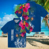 James Madison Dukes Palm Horizon Purple Hawaiian Shirt