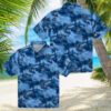 Miami Marlins Tropical Aloha Hawaiian Shirt   Palm Silhouette Summer Fan Gift
