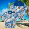 Denver Broncos Palm Horizon Orange Hawaiian Shirt