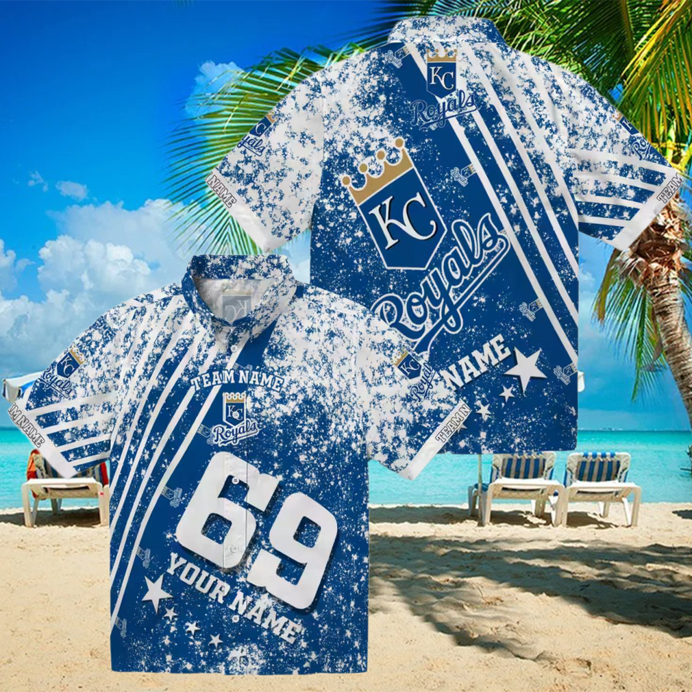 Kansas City Royals Star Stripes Hawaiian Shirt MLB Fan Gift, Vacation, Beach Party Outfit Kansas City Royals Star Stripes Hawaiian Shirt MLB Fan Gift, Vacation, Beach Party Outfit