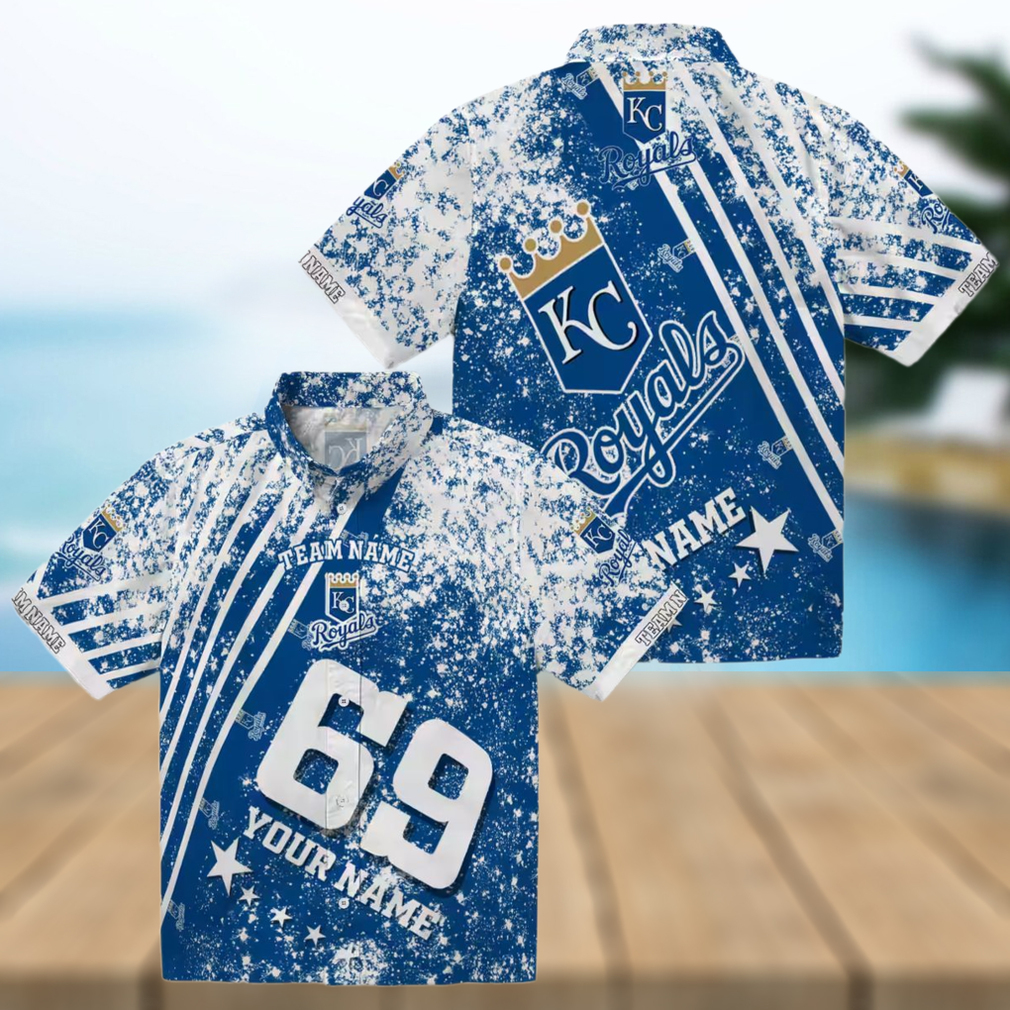 Kansas City Royals Star Stripes Hawaiian Shirt MLB Fan Gift, Vacation, Beach Party Outfit Kansas City Royals Star Stripes Hawaiian Shirt MLB Fan Gift, Vacation, Beach Party Outfit