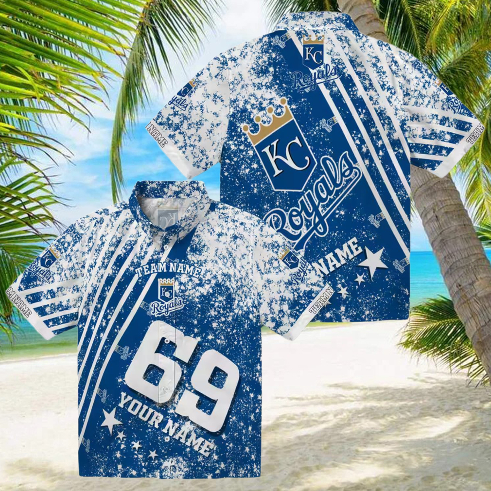 Kansas City Royals Star Stripes Hawaiian Shirt MLB Fan Gift, Vacation, Beach Party Outfit Kansas City Royals Star Stripes Hawaiian Shirt MLB Fan Gift, Vacation, Beach Party Outfit