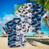 Kansas City Royals Tropical Aloha Hawaiian Shirt   Royal Blue & Floral Print