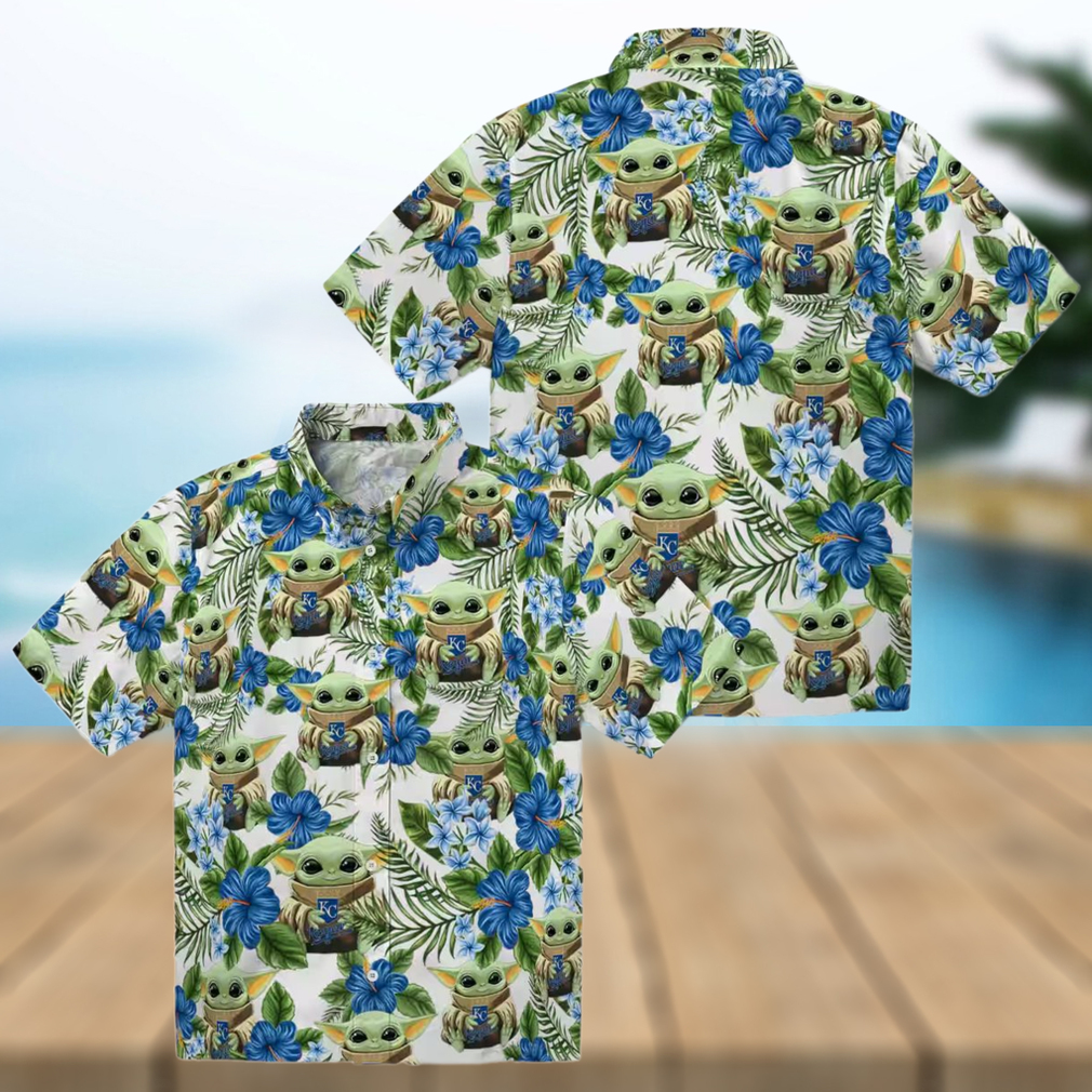 Kansas City Royals Yoda Green Hawaiian Shirt Summer Beach Aloha Style Kansas City Royals Yoda Green Hawaiian Shirt Summer Beach Aloha Style