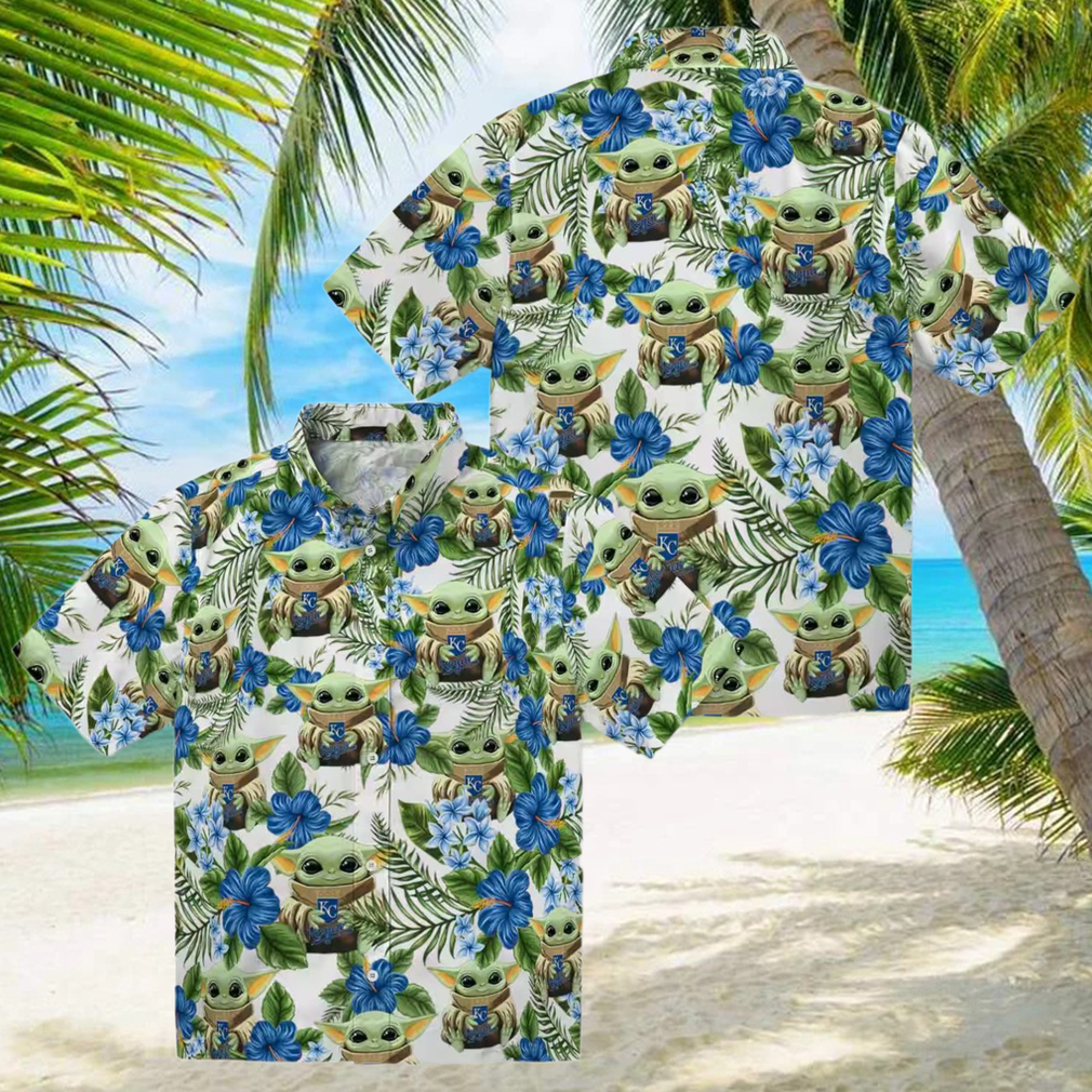 Kansas City Royals Yoda Green Hawaiian Shirt Summer Beach Aloha Style Kansas City Royals Yoda Green Hawaiian Shirt Summer Beach Aloha Style