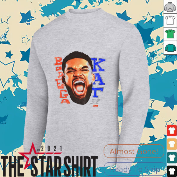 Karl Anthony Towns New York Knicks NBA Basketball Slam Bodega Kat shirt
