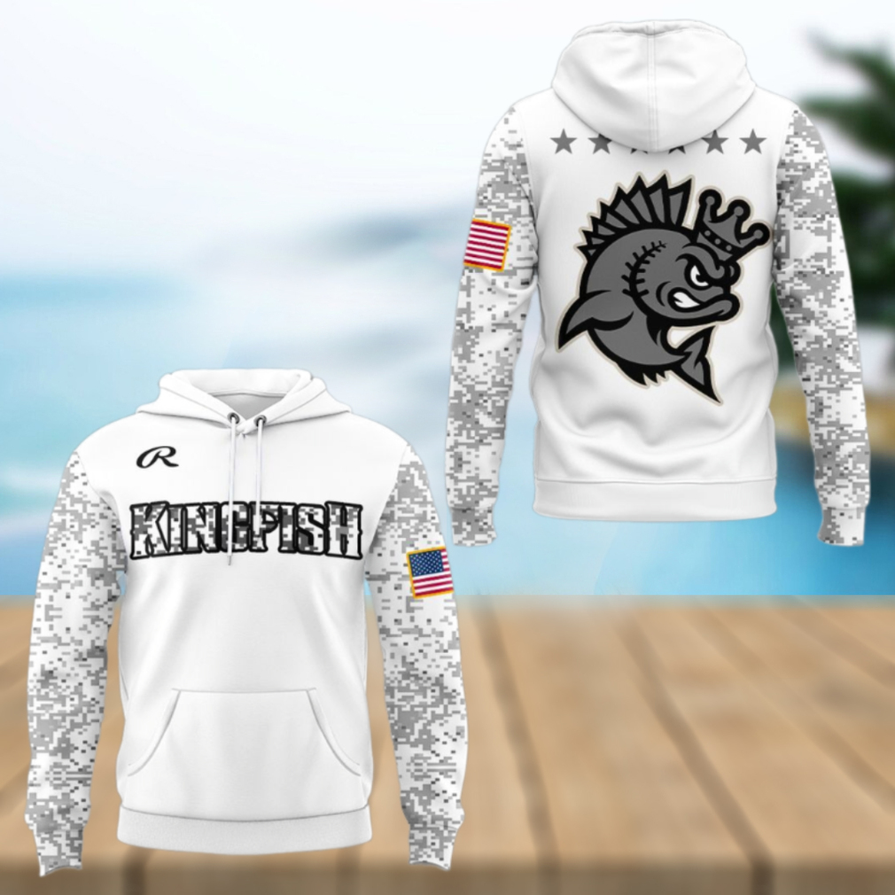 Kenosha Kingfish Military 2025 Special Hoodie Kenosha Kingfish Military 2025 Special Hoodie