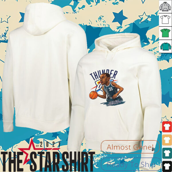 Kevin Durant 35 Oklahoma City Thunder NBA Basketball cartoon shirt
