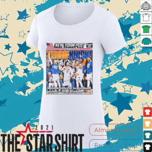 Terrif Knicks New York Post Late City Final poster shirt