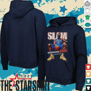 Oklahoma City Thunder Shai Gilgeous Alexander SLAM 2025 Cover shirt