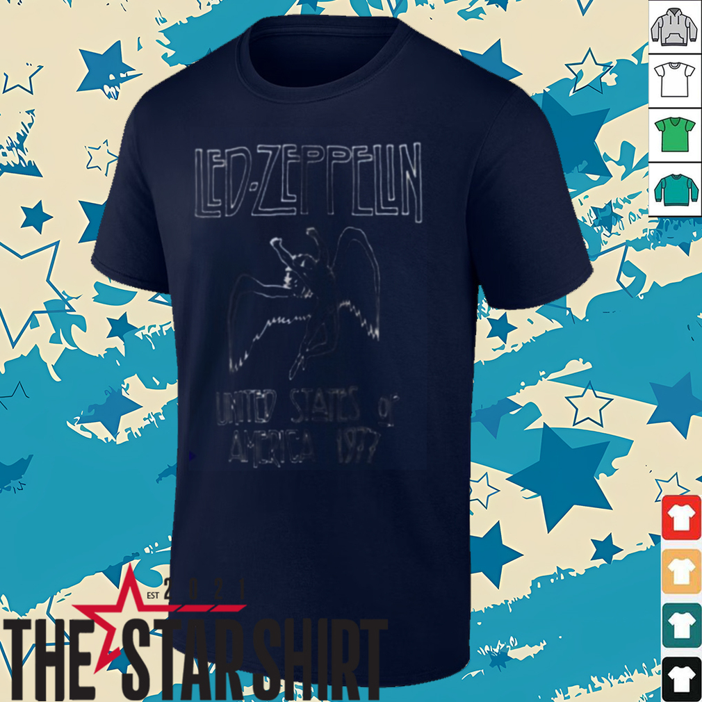 Led Zeppelin 1977 Vintage Rock Band T Shirt Led Zeppelin 1977 Vintage Rock Band T Shirt