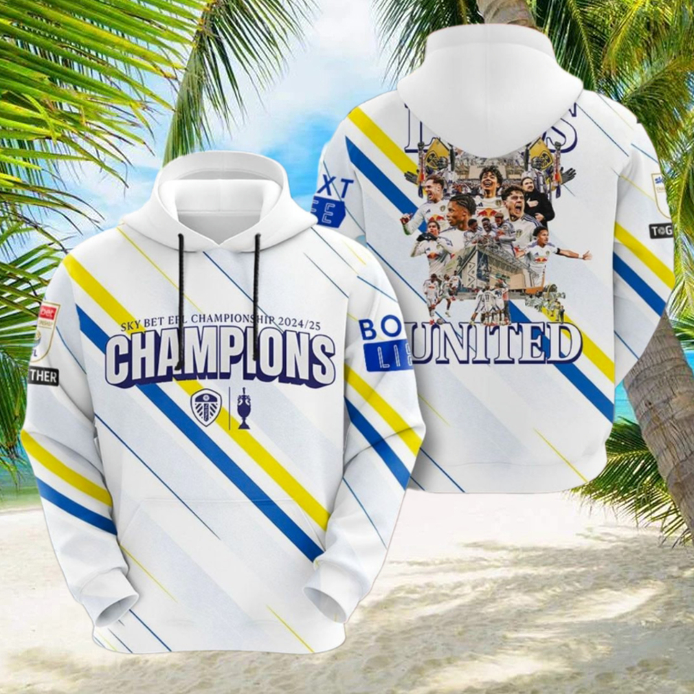 Leeds United 2025 Champions Special T Shirt Leeds United 2025 Champions Special T Shirt