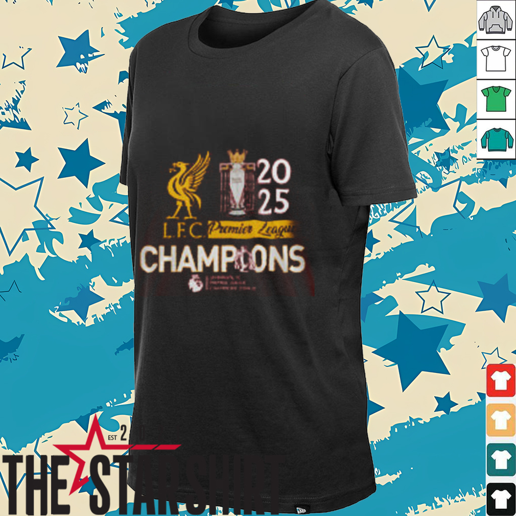 Liverpool FC 2025 Premier League Champions T Shirt Football Gifts For Uncles Liverpool FC 2025 Premier League Champions T Shirt Football Gifts For Uncles