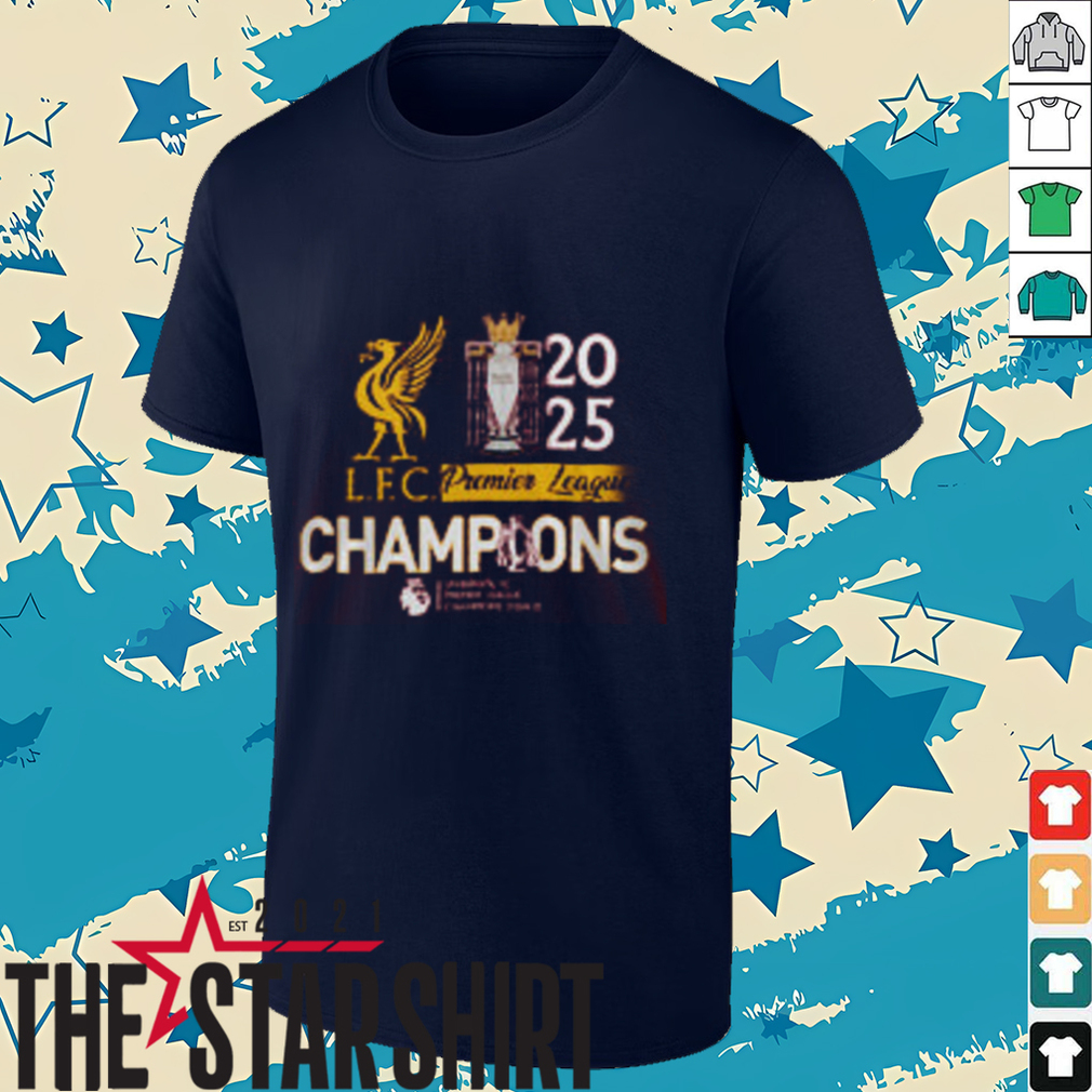 Liverpool FC 2025 Premier League Champions T Shirt Football Gifts For Uncles Liverpool FC 2025 Premier League Champions T Shirt Football Gifts For Uncles