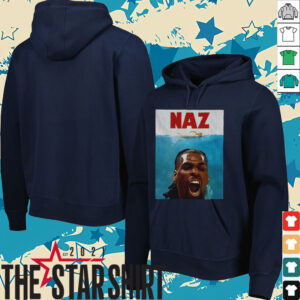 Minnesota Timberwolves Naz Reid Graphic x Jaws poster shirt