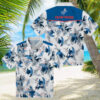 Best Miami Marlins Tropical Hawaiian Shirt   Blue & Black Patchwork Aloha Style
