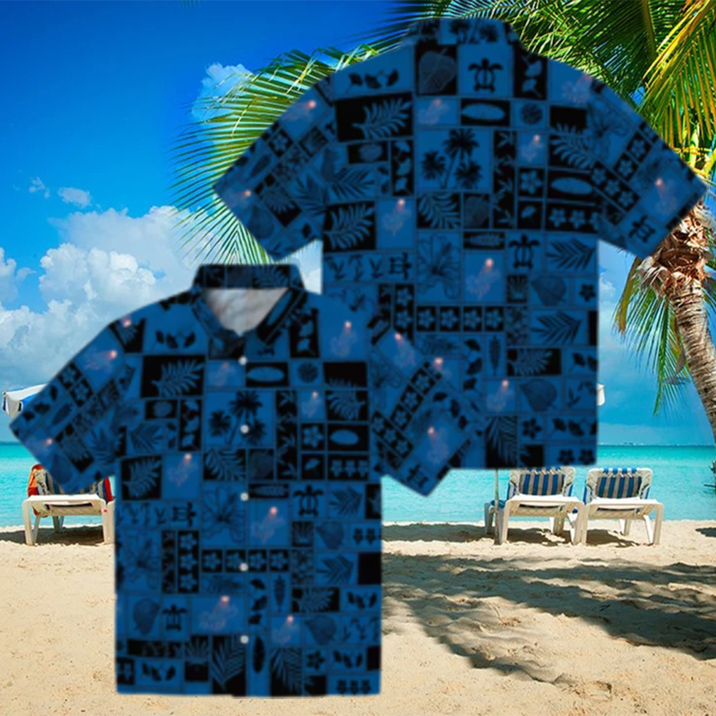 Los Angeles Dodgers Hawaiian Shirt Tropical Patchwork Blue & Black Fan Apparel Los Angeles Dodgers Hawaiian Shirt Tropical Patchwork Blue & Black Fan Apparel